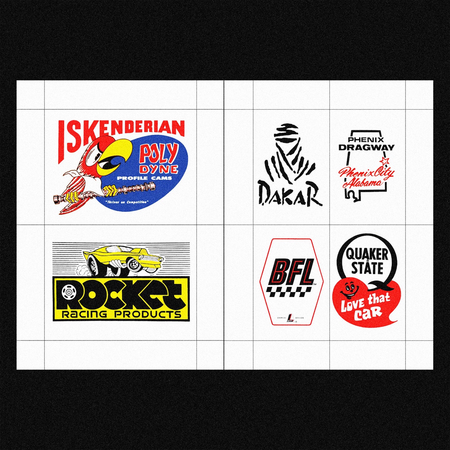 LOGOS Y PEGATINAS DE CARRERAS
