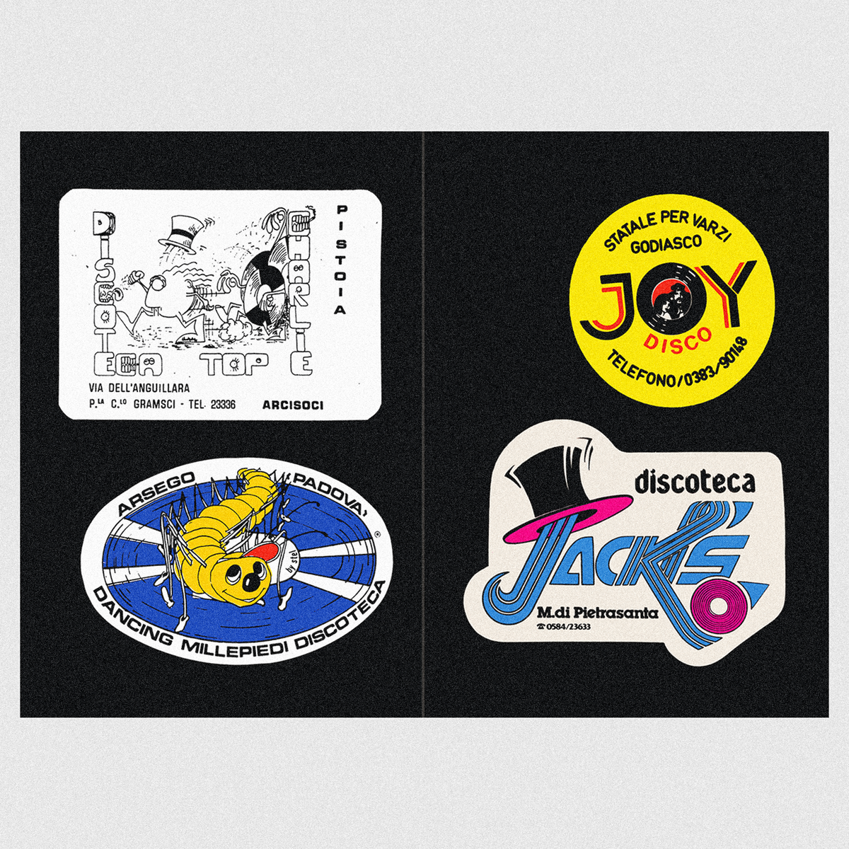 DISCOTHEQUE STICKERS