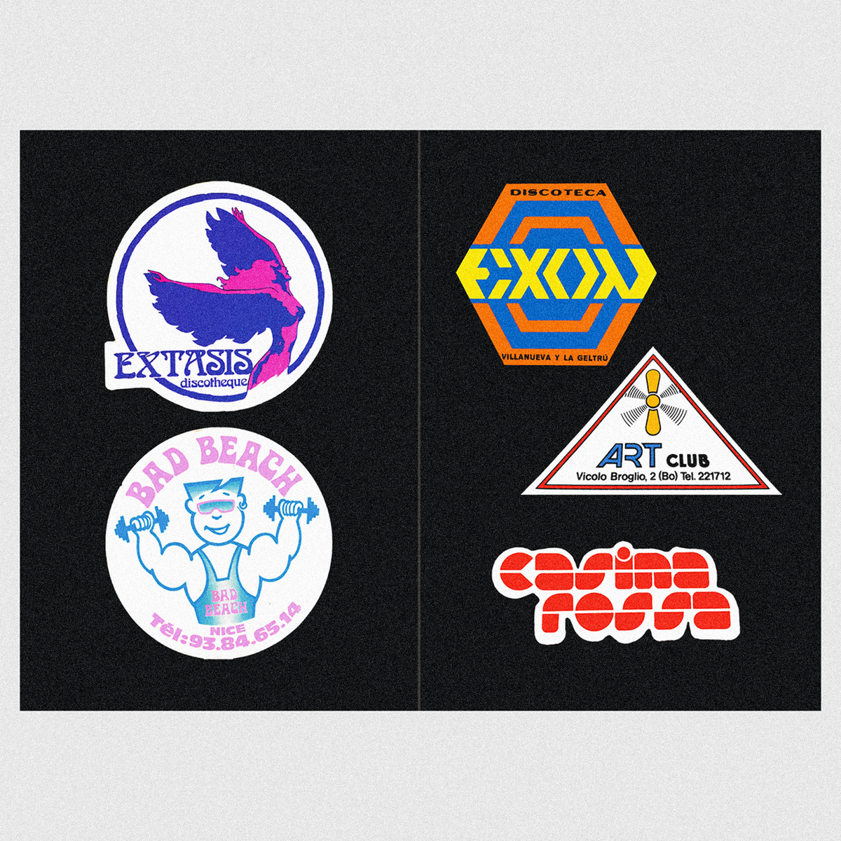 DISCOTHEQUE STICKERS