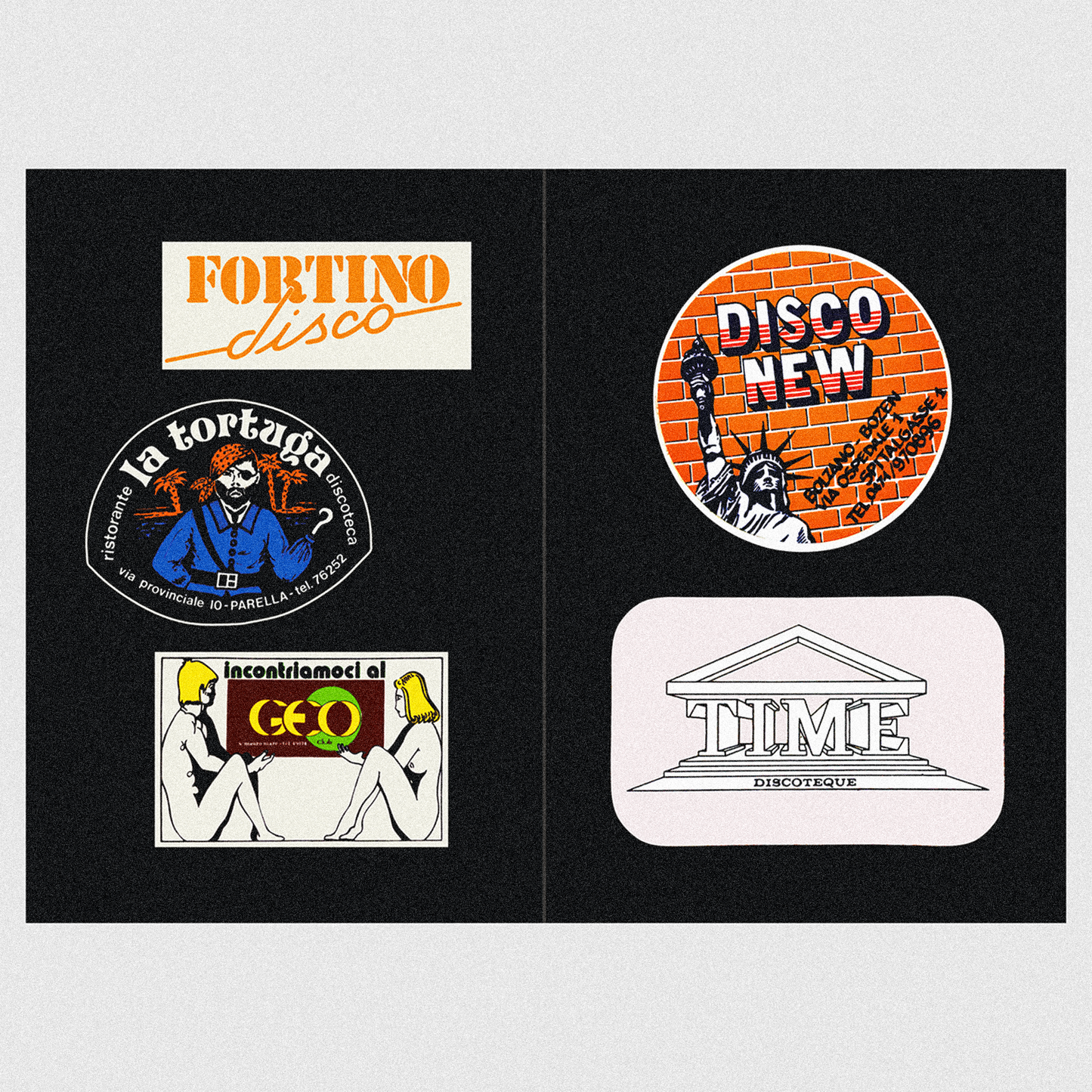 DISCOTHEQUE STICKERS