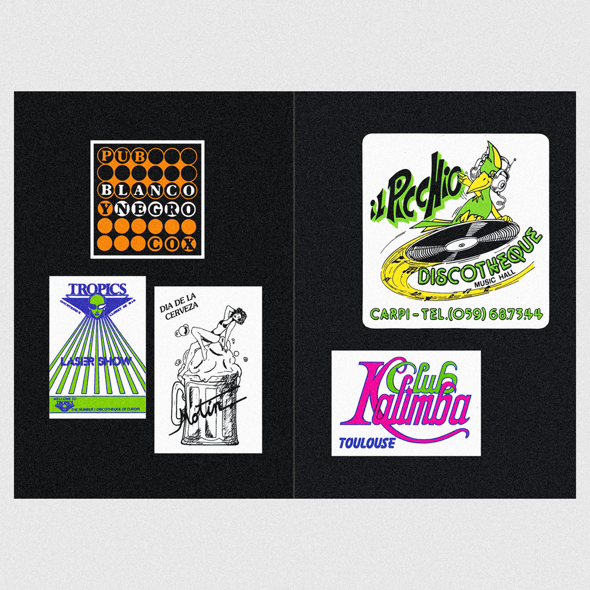 DISCOTHEQUE STICKERS