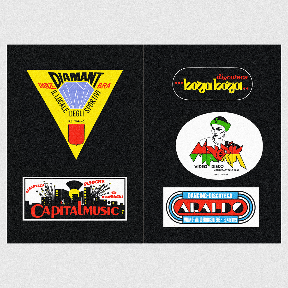 DISCOTHEQUE STICKERS