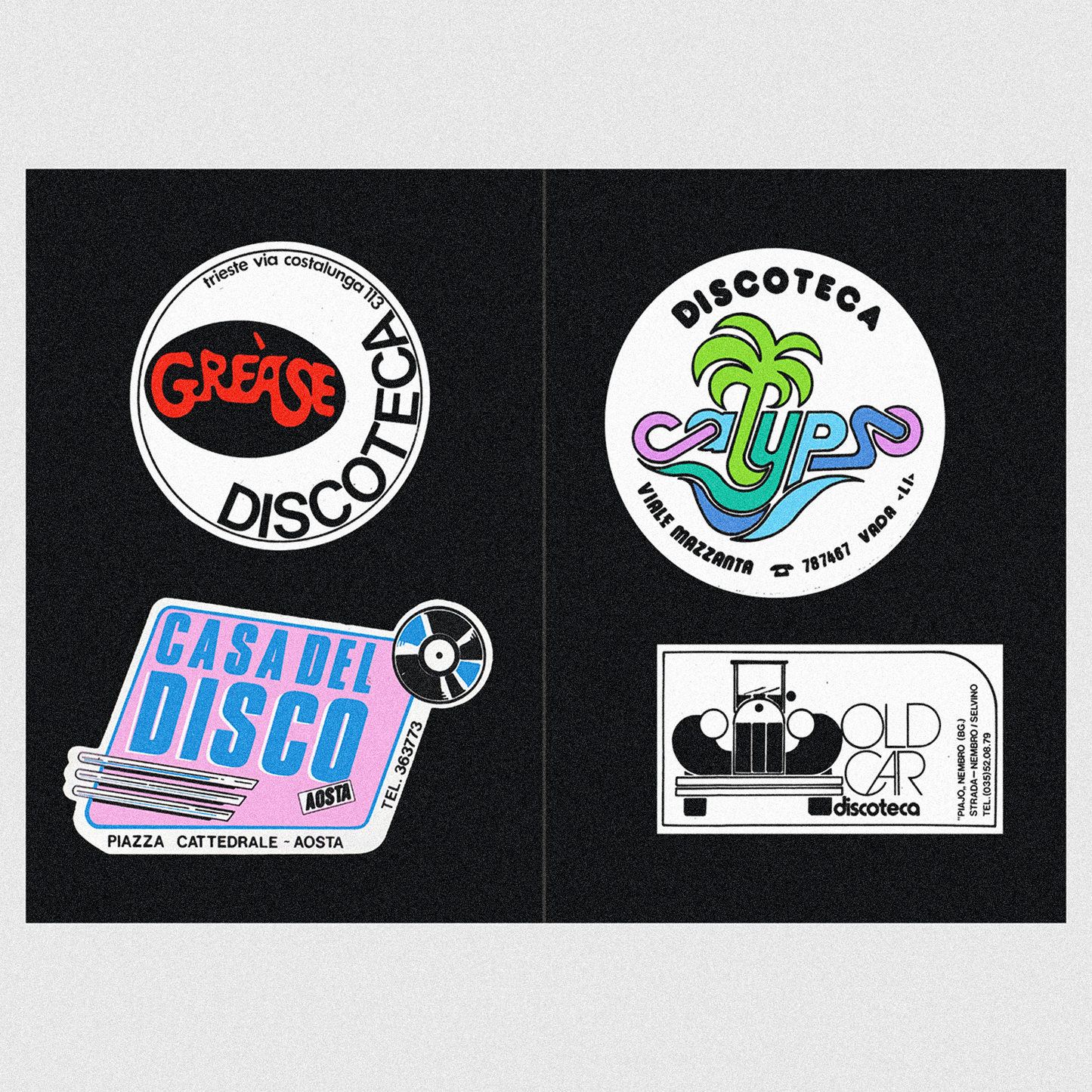DISCOTHEQUE STICKERS