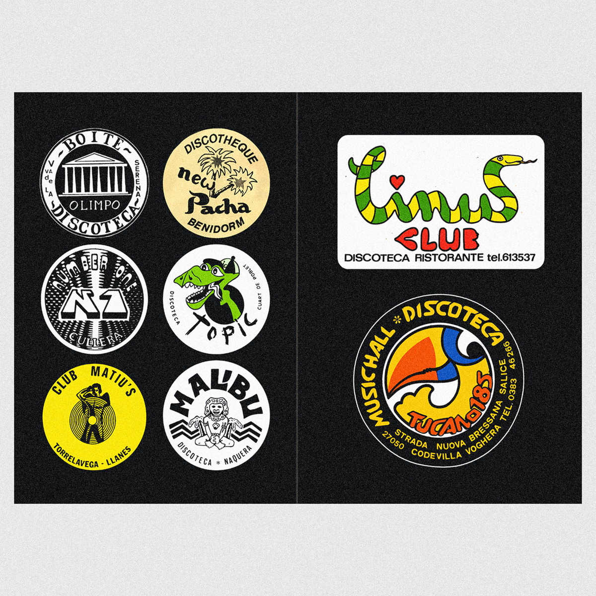 DISCOTHEQUE STICKERS