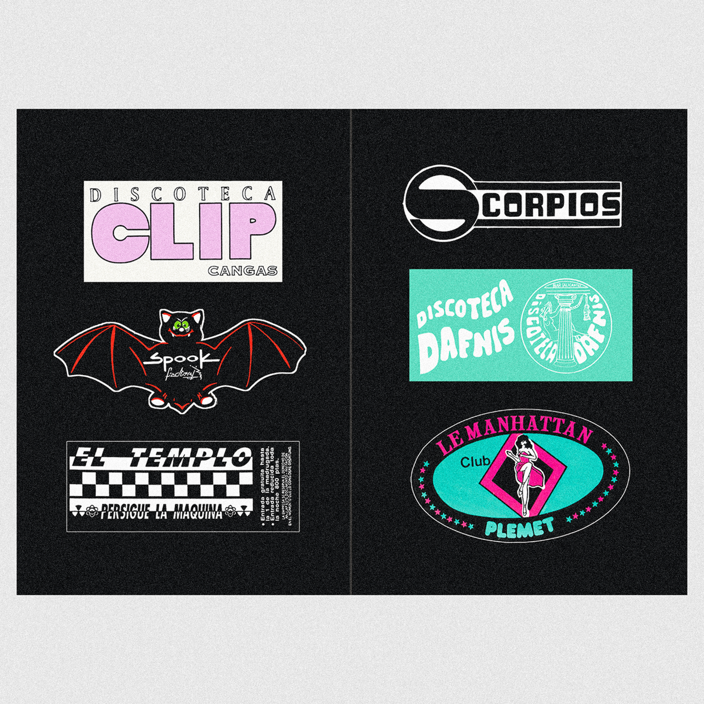 DISCOTHEQUE STICKERS