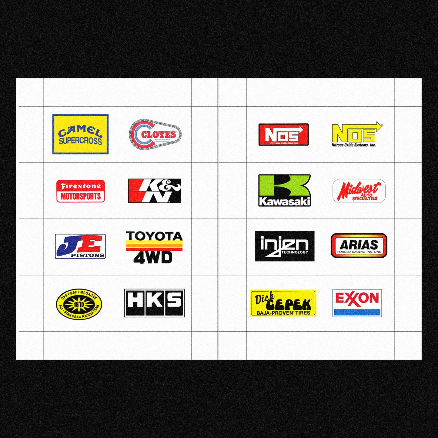 LOGOS Y PEGATINAS DE CARRERAS